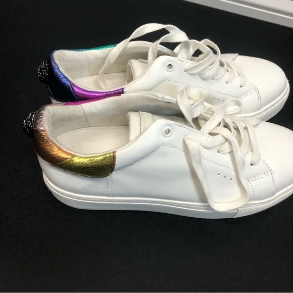 Kurt Geiger metallic rainbow heel sneakers, good condition - Picture 4 of 14
